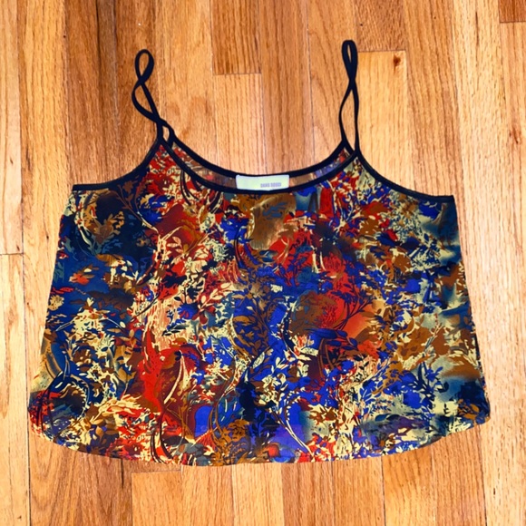 Colorful Flowy Crop Top - Picture 1 of 2